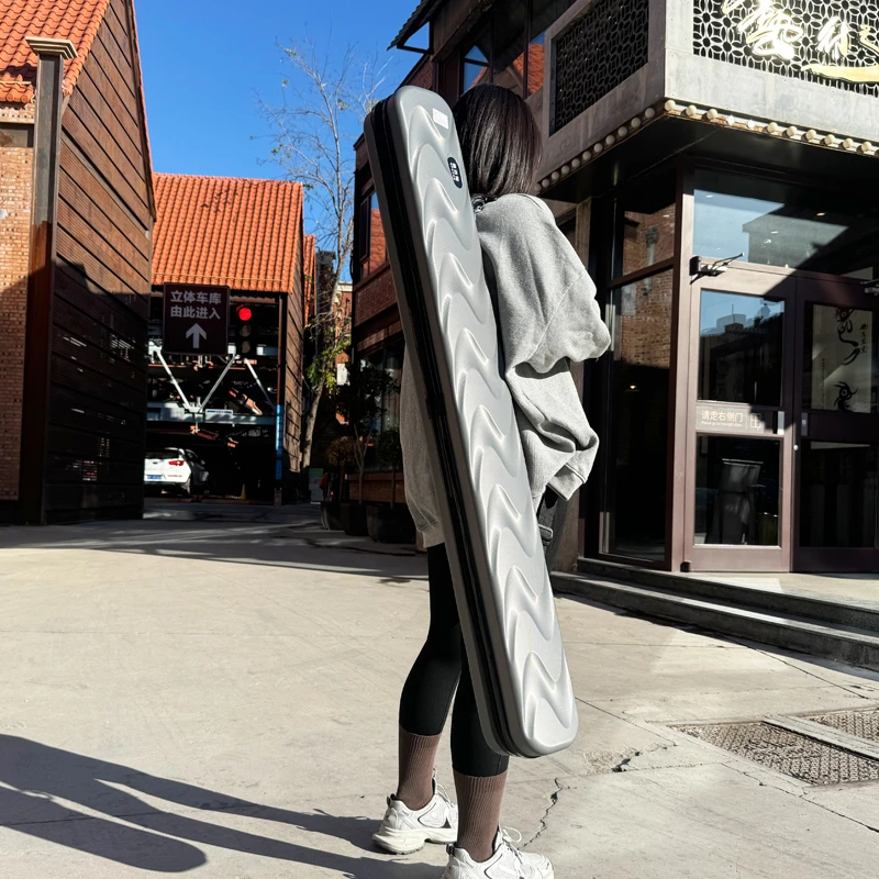 新款硬壳鱼竿包大波浪纹设计渔具收纳包127*15*12CM收纳14手竿