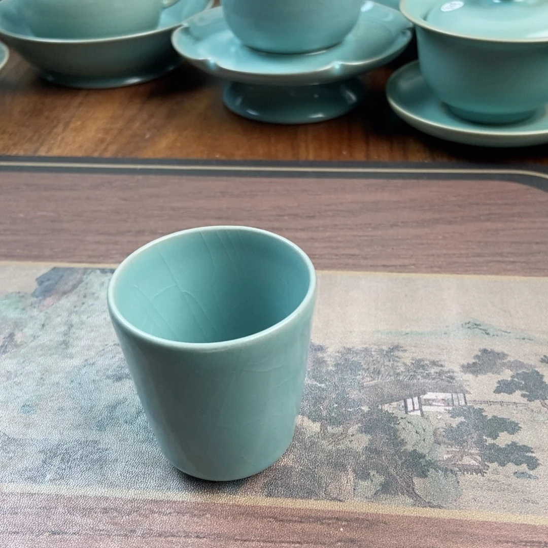 摆件原产地原矿汝瓷～茶器