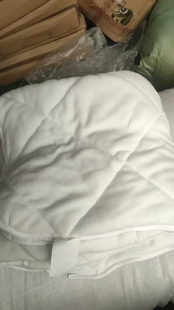 A无包装简约 高货糕糕毛多纹路白色冬被被芯 约200*230