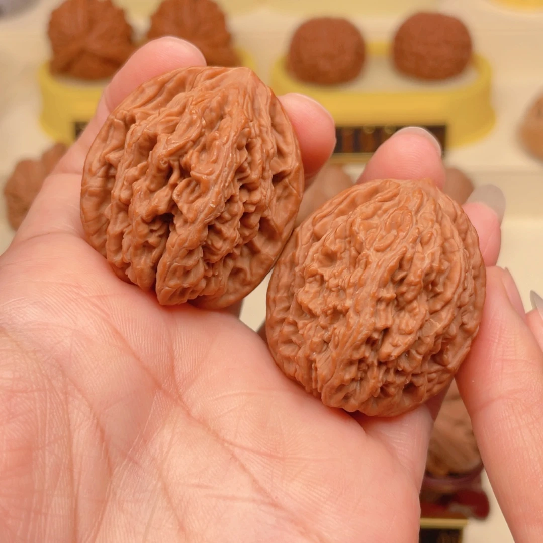 把件文玩核桃爆肉麦虎35