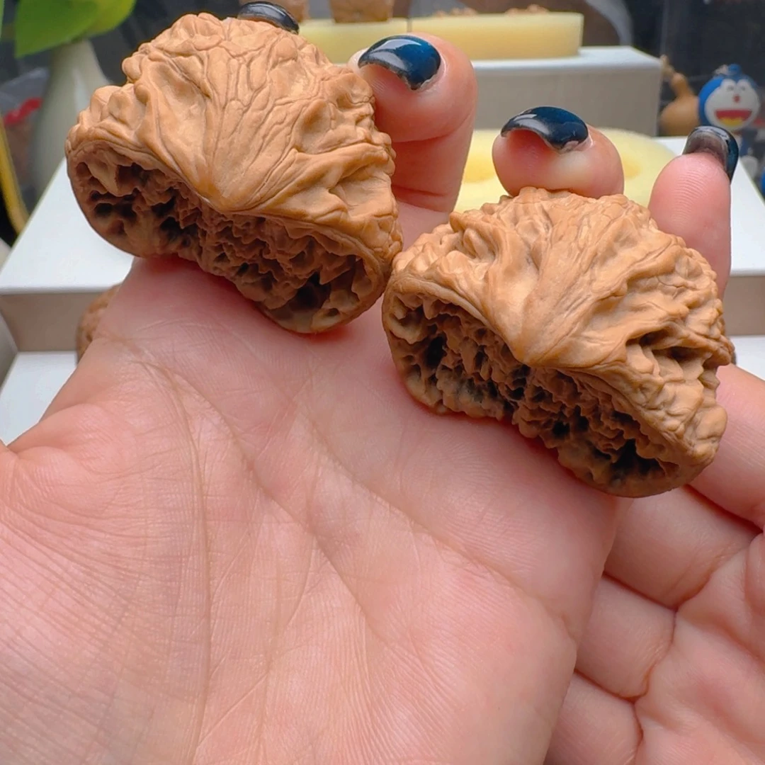 把件核桃官帽蛇头聚宝盆