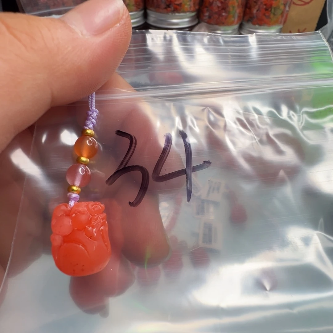 南红玛瑙配饰未镶嵌34