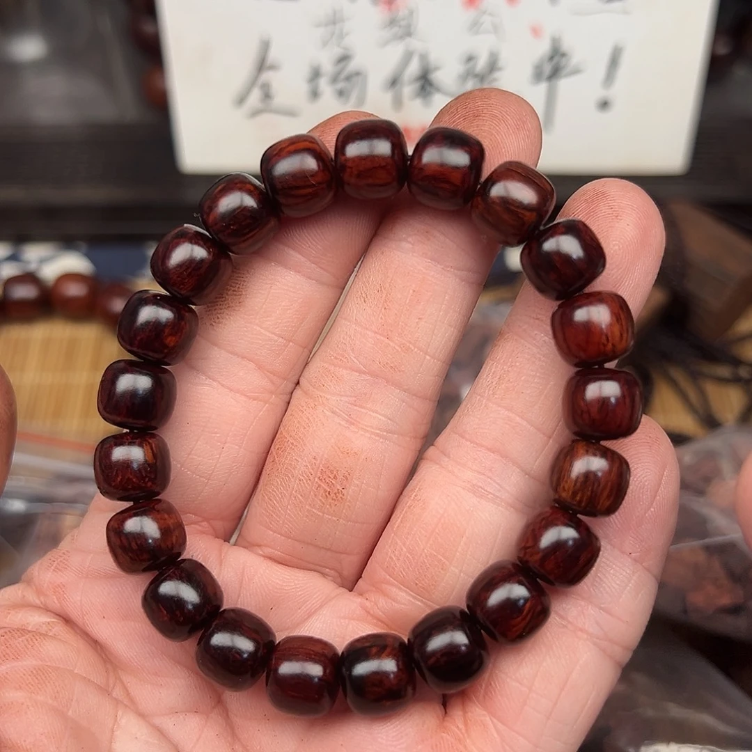 降真香手串/手链海南红降1.0老邢黑金油结虫漏