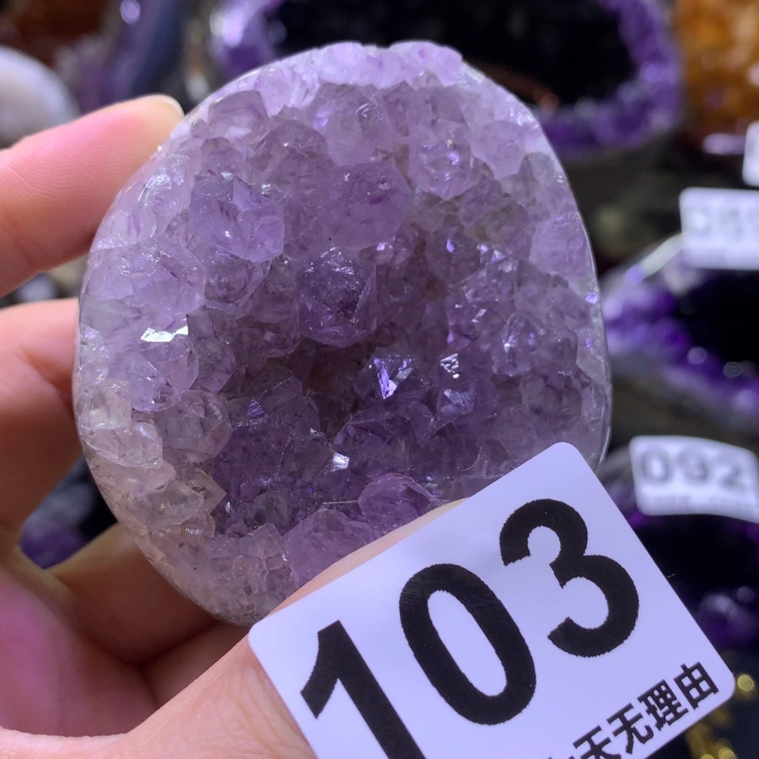 未镶嵌紫晶摆件水晶