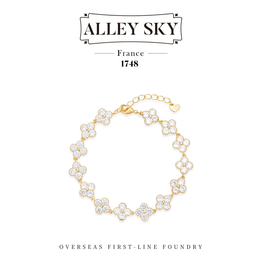 【鎏花永恒】Alley Sky设计师款手链F0563