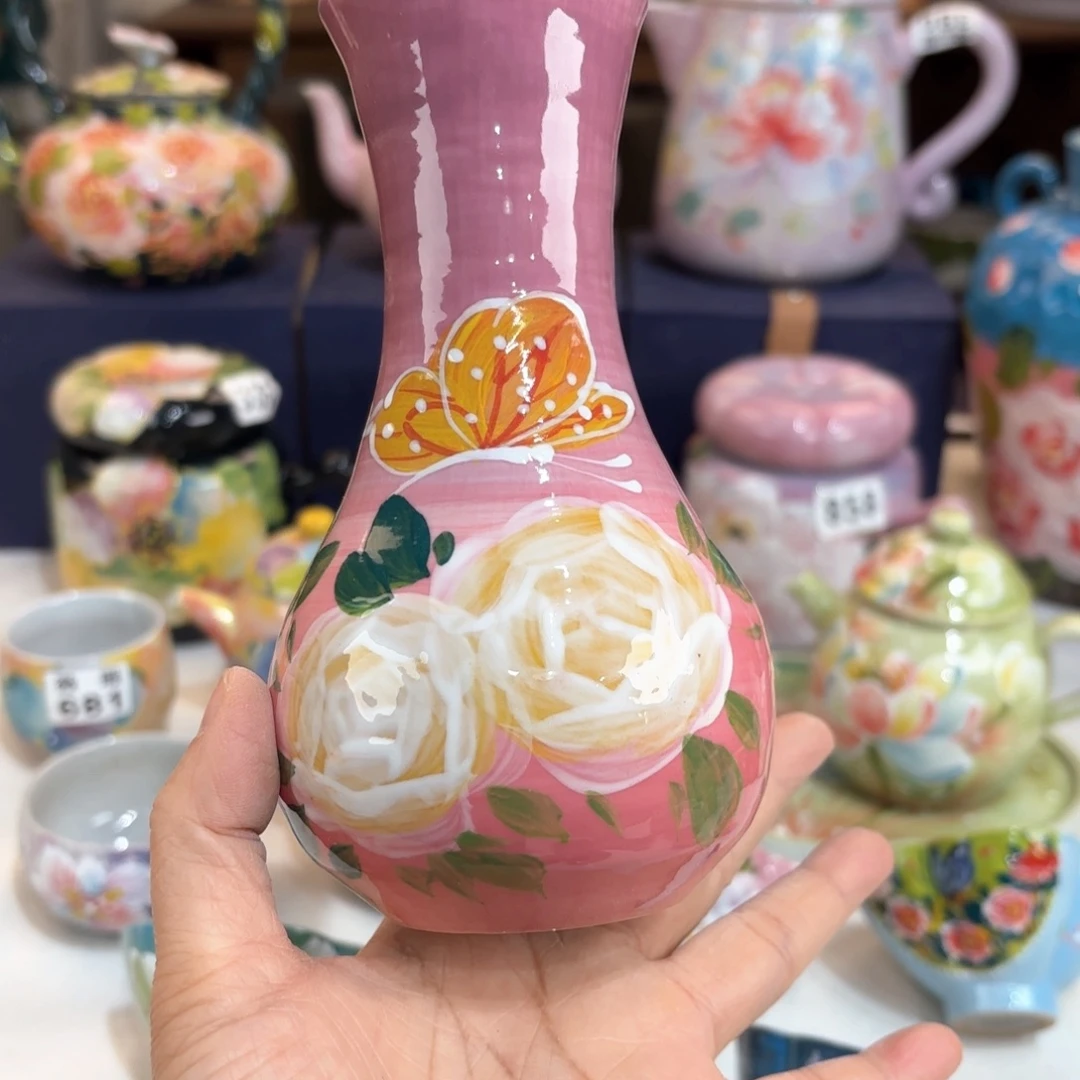 景德镇手绘高温釉下彩陶瓷茶具