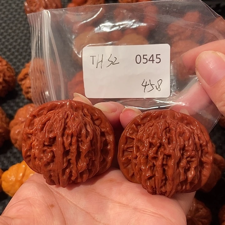 吊坠文玩核桃超玉化四座楼45.8