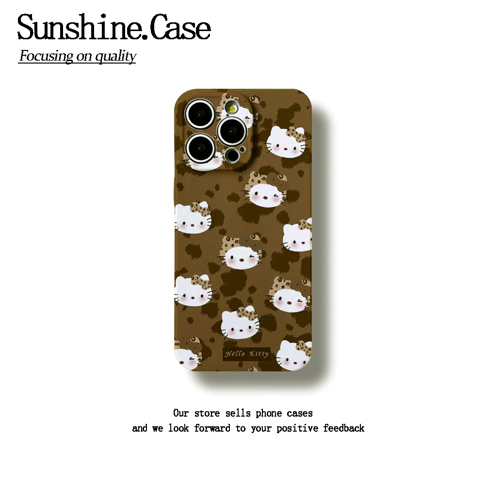 豹纹KT菲林软壳适用于苹果华为vivo小米oppo一加防摔手机壳