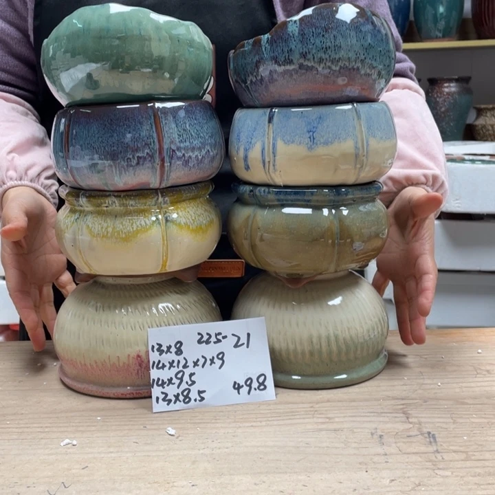 紫砂花盆多肉花盆微瑕21