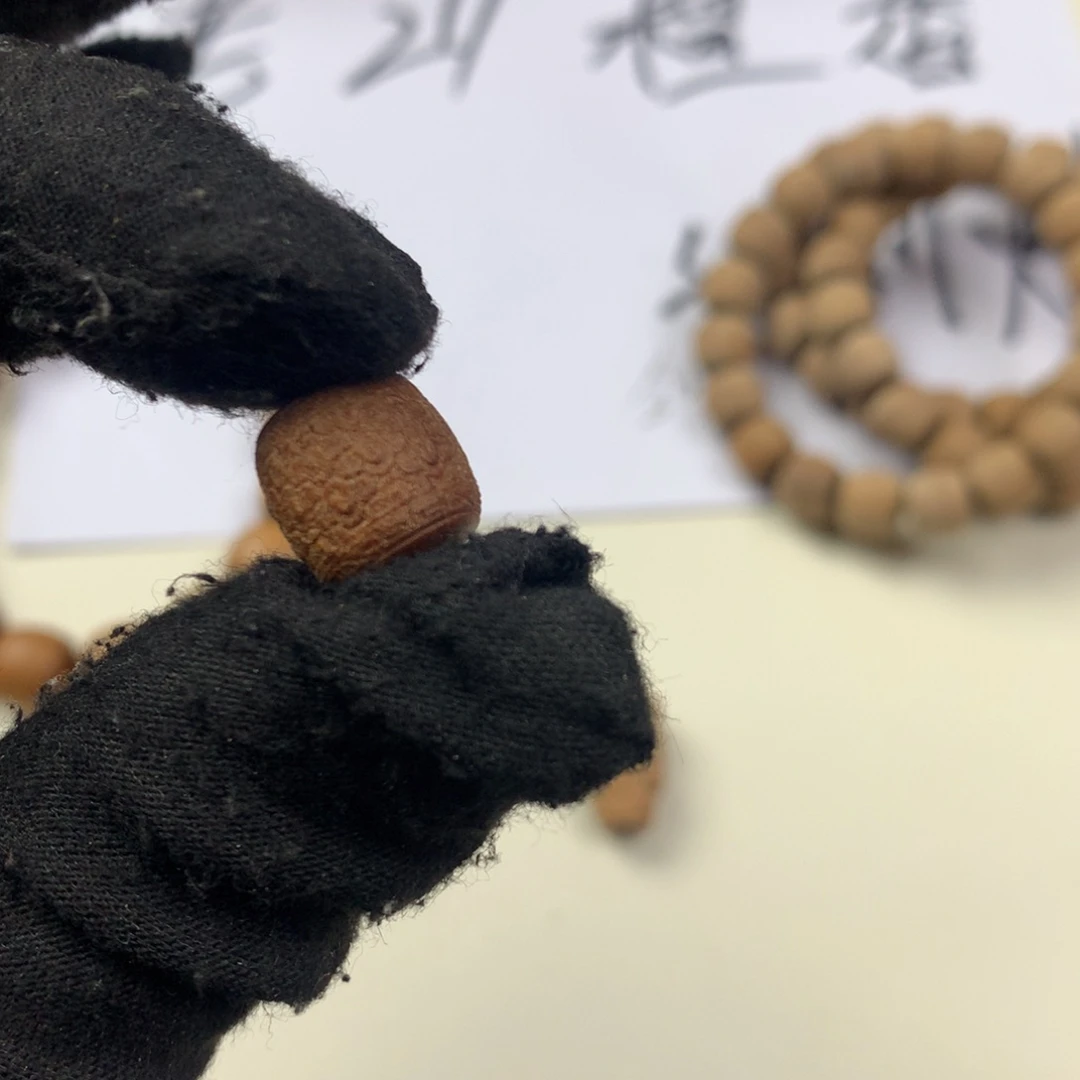 檀香木其他印度老山檀香小桶珠配件