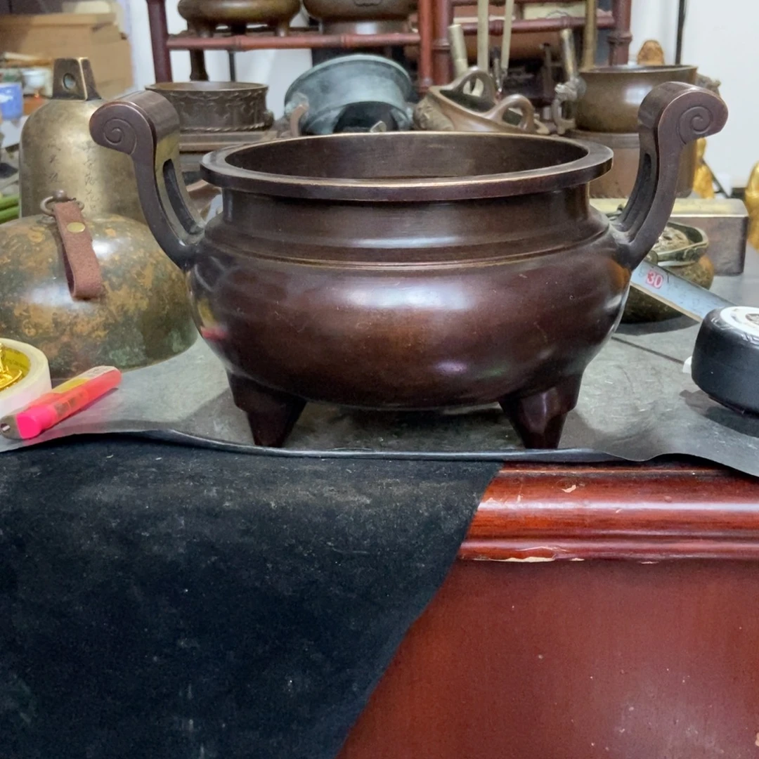 安***静铜器工艺品摆件香炉摆件