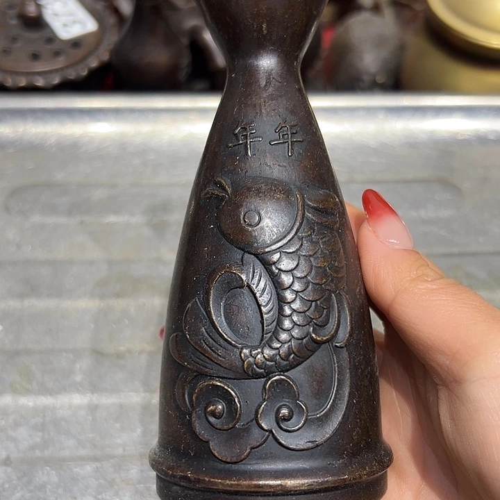 黄铜摆件，文房摆件