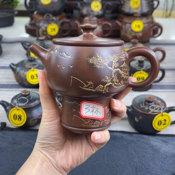 仰***空坭兴陶原矿坭料制作无盒