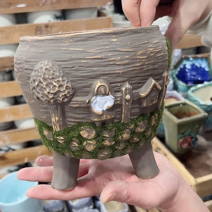 陶瓷陶瓷多肉植物花盆