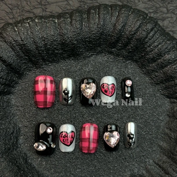 【BP】纯手工卡通手绘穿戴甲