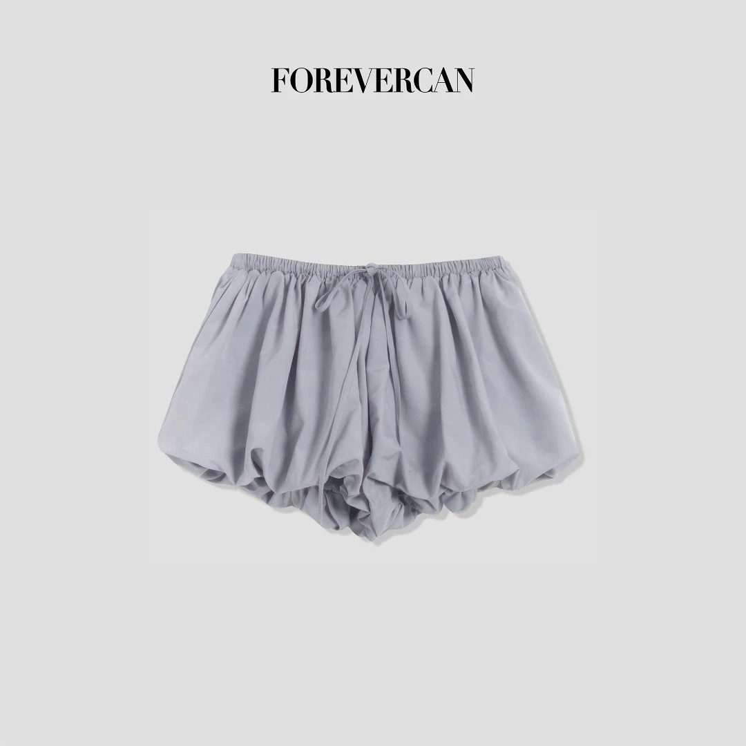 FOREVERCAN“蓝云”立裁量感蓬蓬裙花苞半身裙裤 SP21885