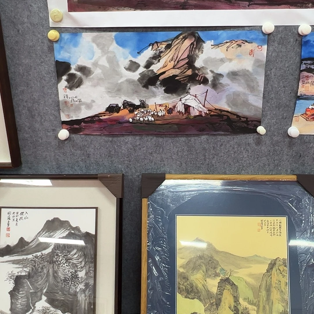 国画老师艺术精品