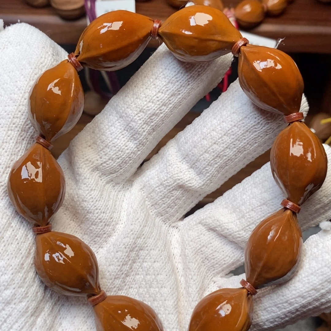 手串/手链橄榄核1727鲨鱼背亮面