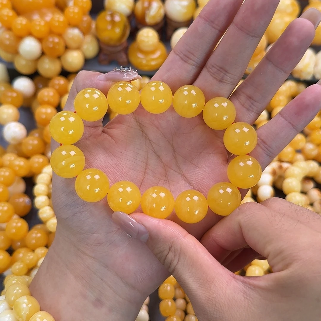 蜜蜡未镶嵌珠宝奇石同料17mm