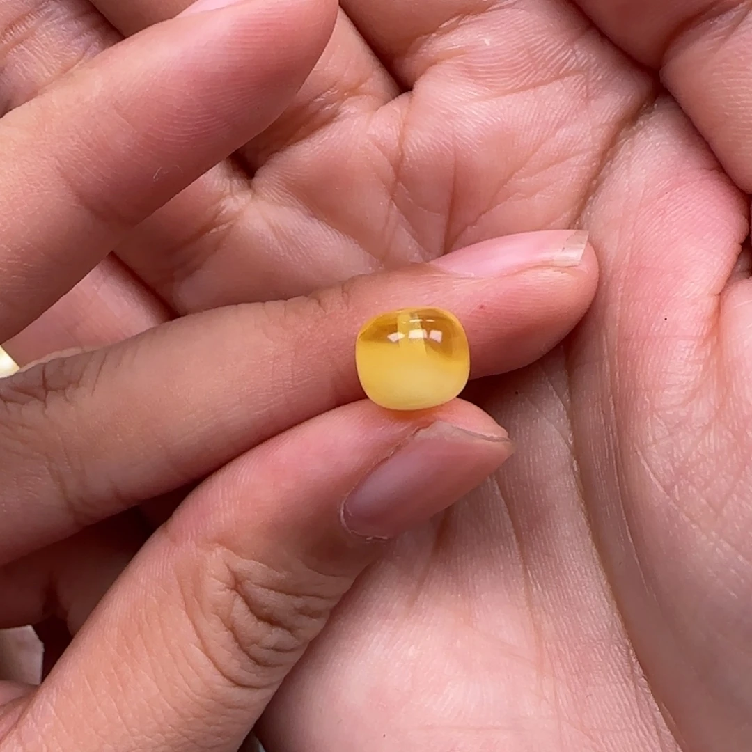 琥珀未镶嵌珠宝奇石8.5mm