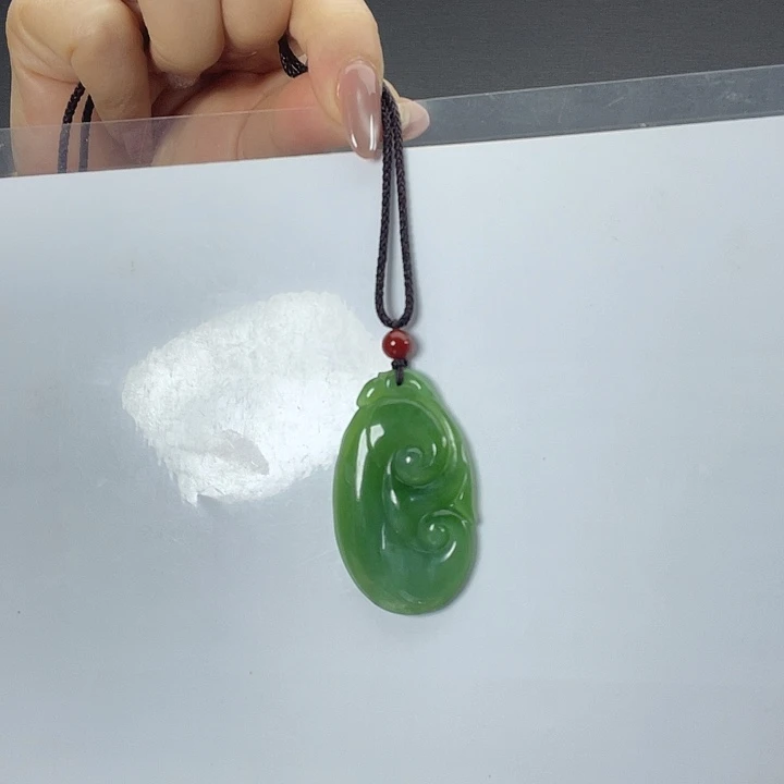 坦***然和田玉未镶嵌颈饰