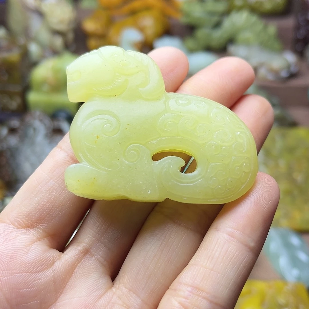 白玉菩提吊坠63。。