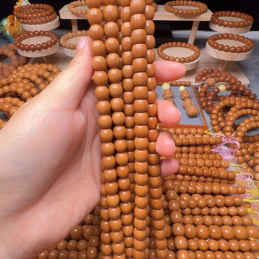 猴头核桃手串微瑕8+老型直切正圆