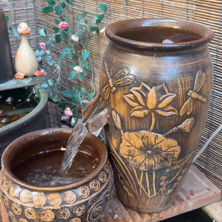 粗陶口径19/39，20/16进水口2.5厘米