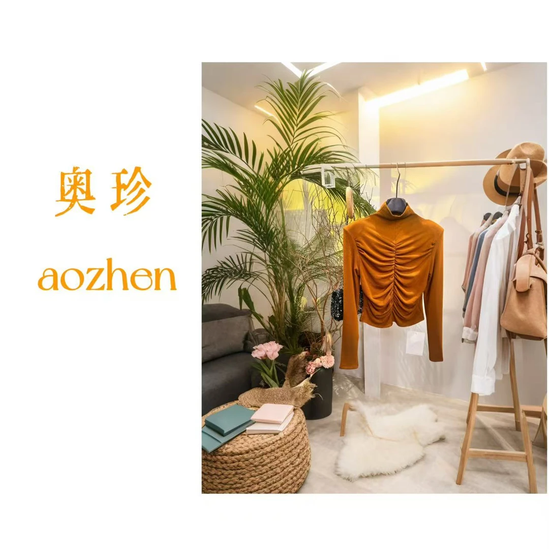 韩系半高领褶皱加绒磨毛秋冬新款修身显瘦百搭上衣