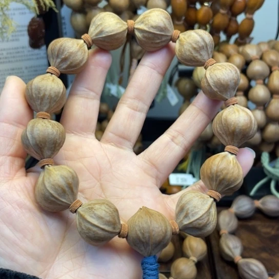 L***生橄榄核手串/手链2.2*2.3