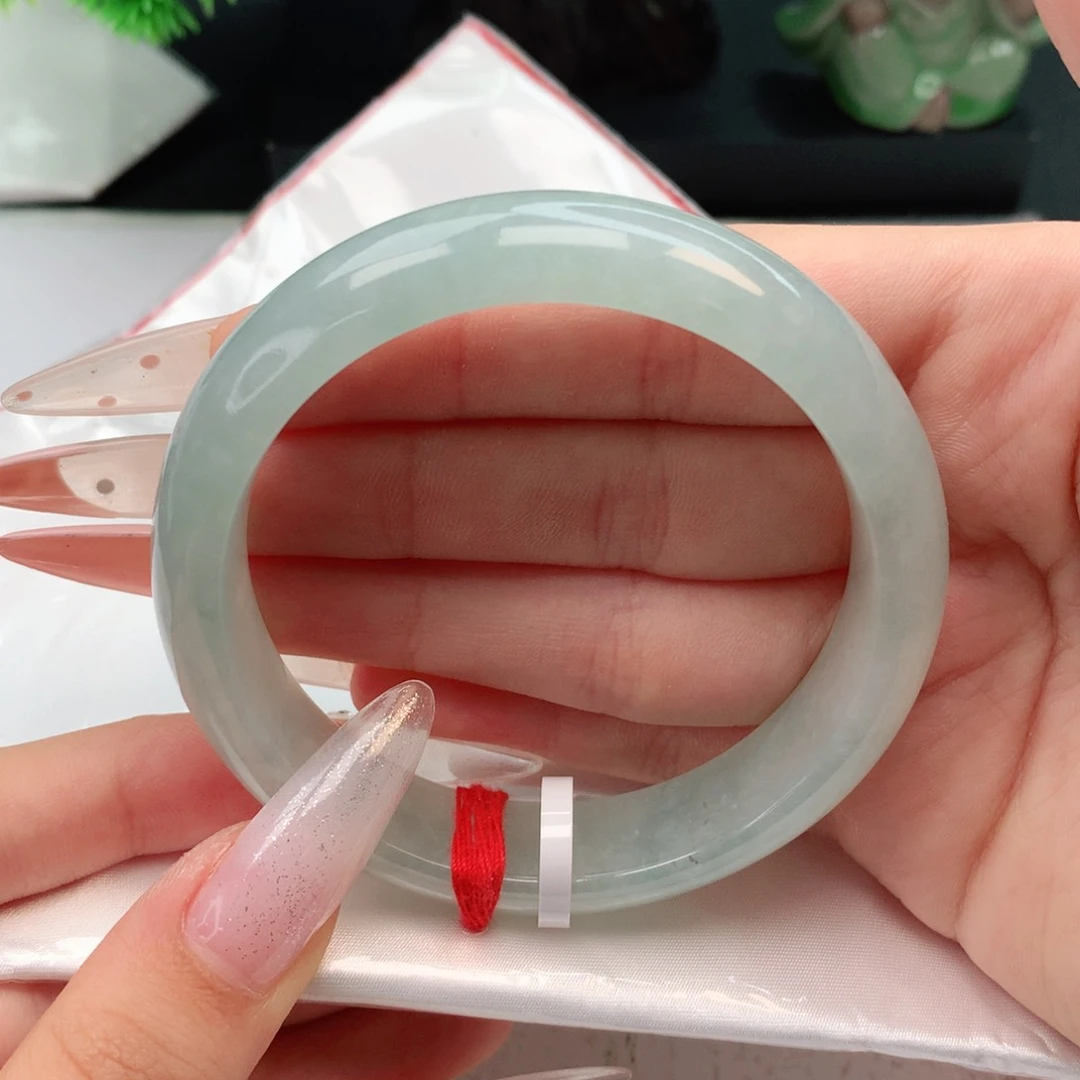 未镶嵌手镯翡翠正圈57