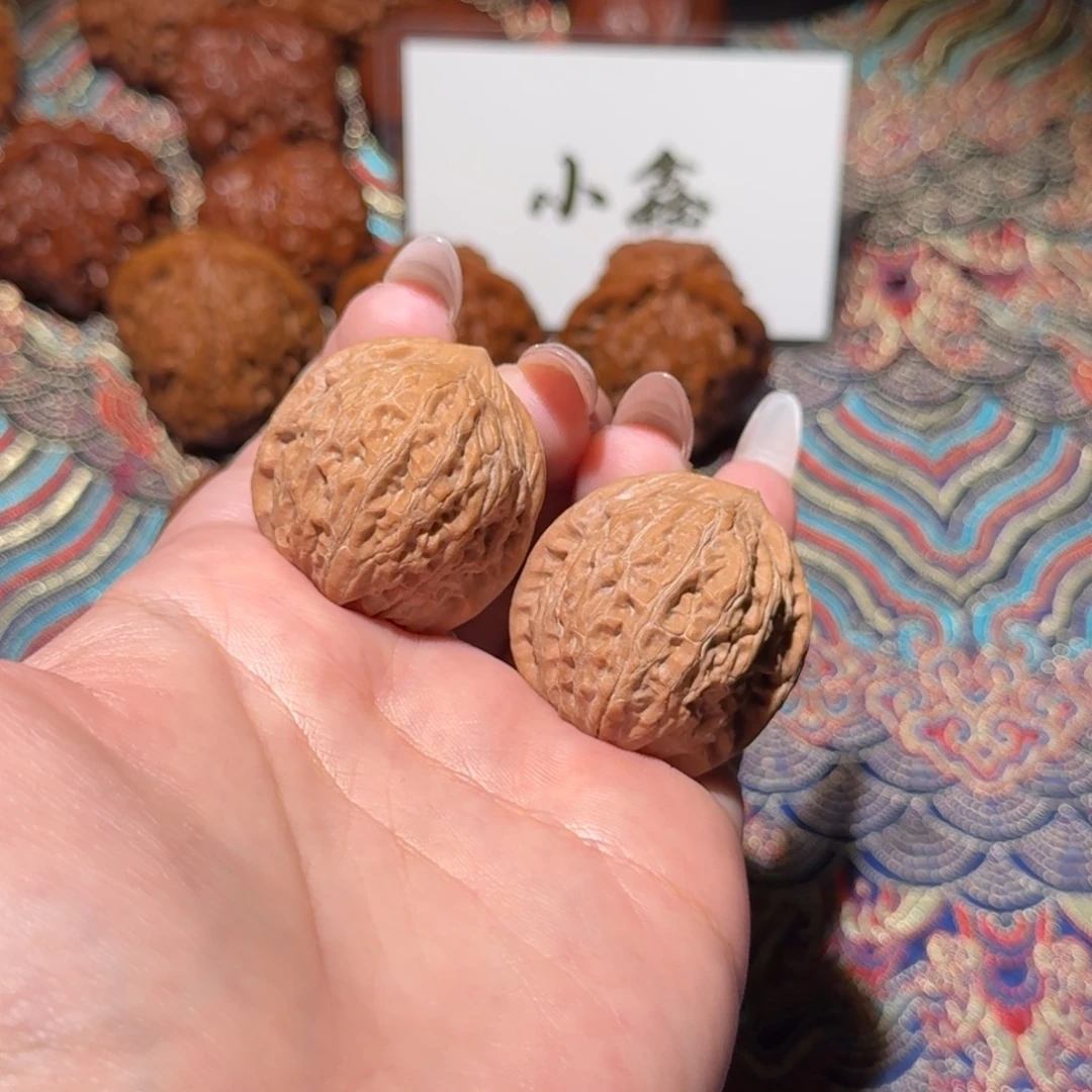 把件核桃375号32原桩铁锤妹妹文玩核桃