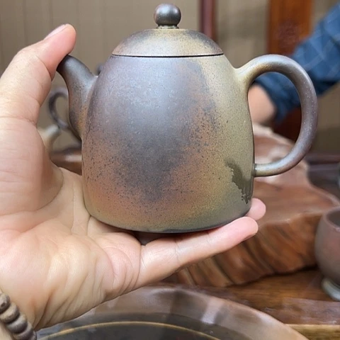 戬谷龙窑柴烧茶壶21