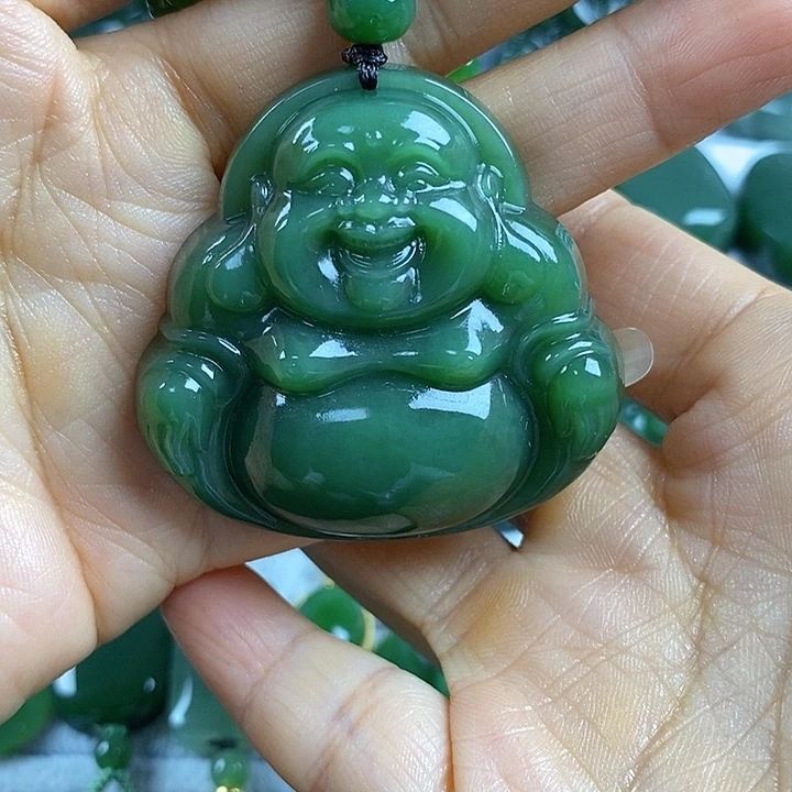 吊坠(不含链)未镶嵌和田玉（碧玉）49