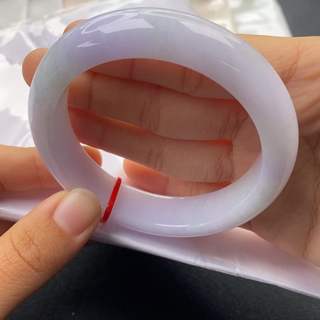 翡翠未镶嵌手镯5758正圈