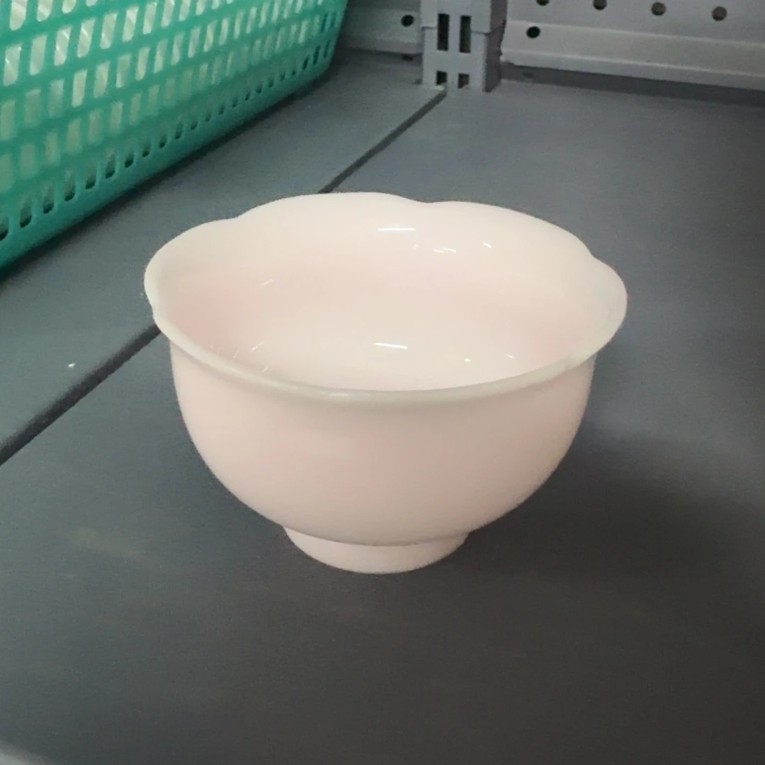 正品冰种粉色100毫升花瓣杯一个