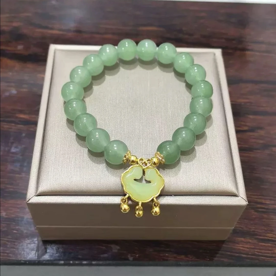 绿玛N单圈手串 A251 精美手串B 高端文玩手串 挂件 -（无礼盒）