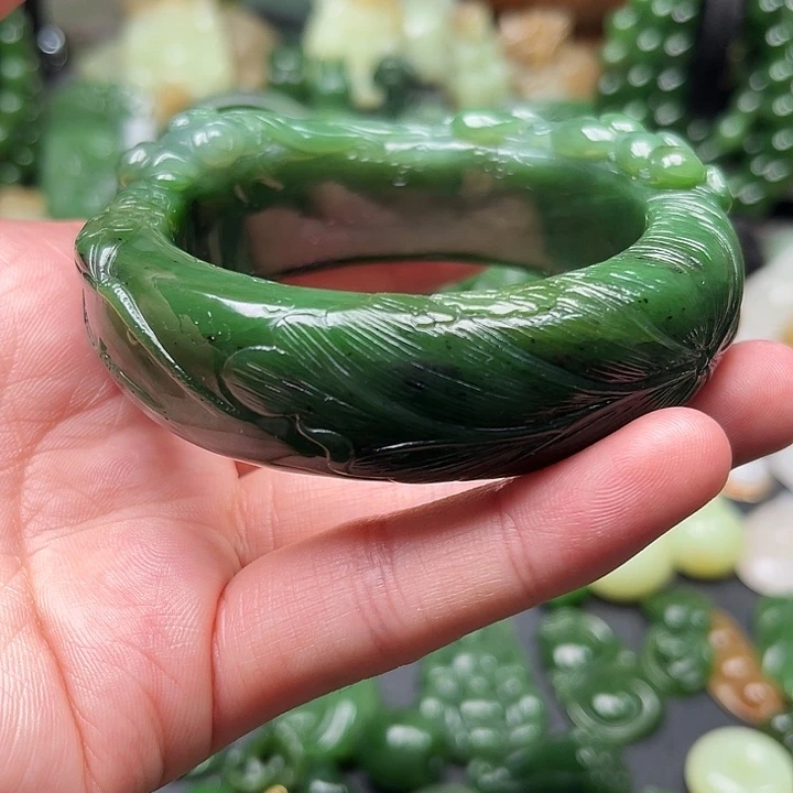 和田玉未镶嵌颈饰58