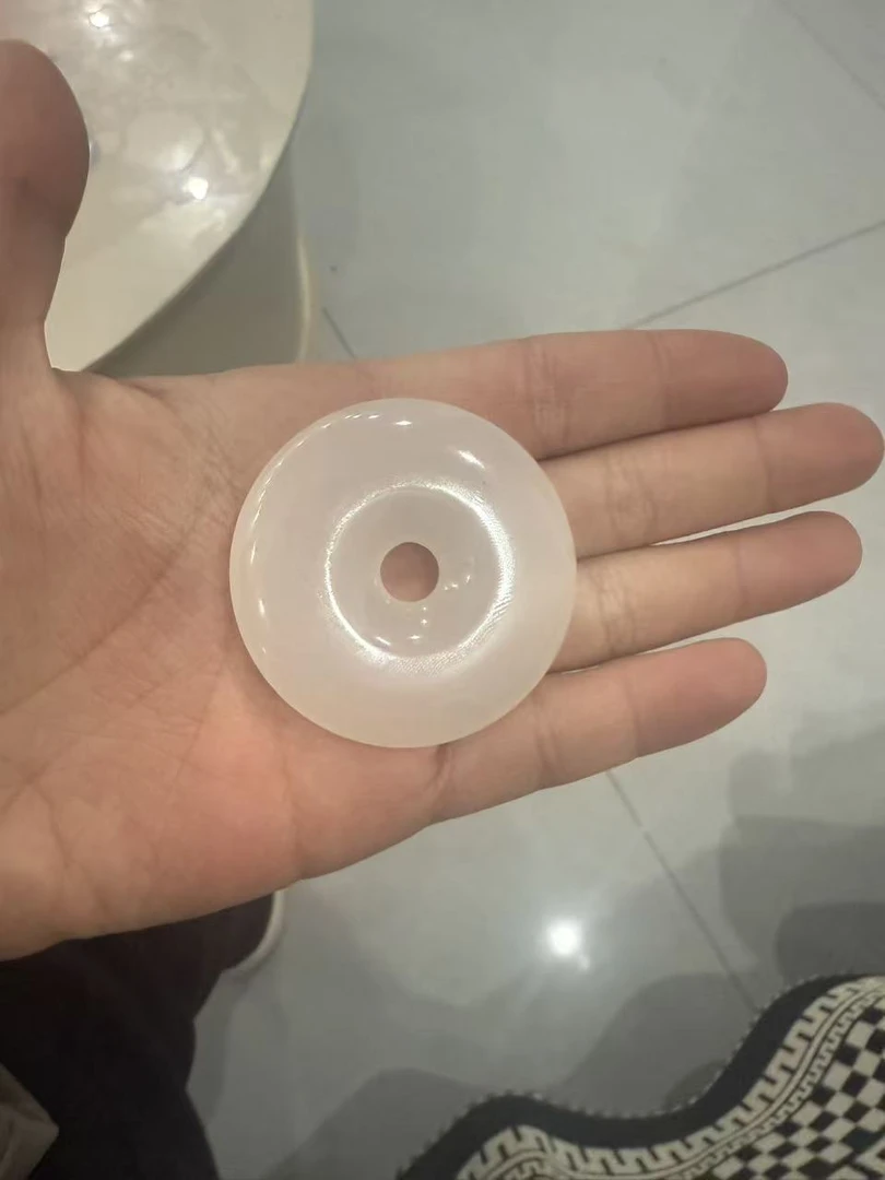 碳酸盐质平安扣国风白月光吊坠多样