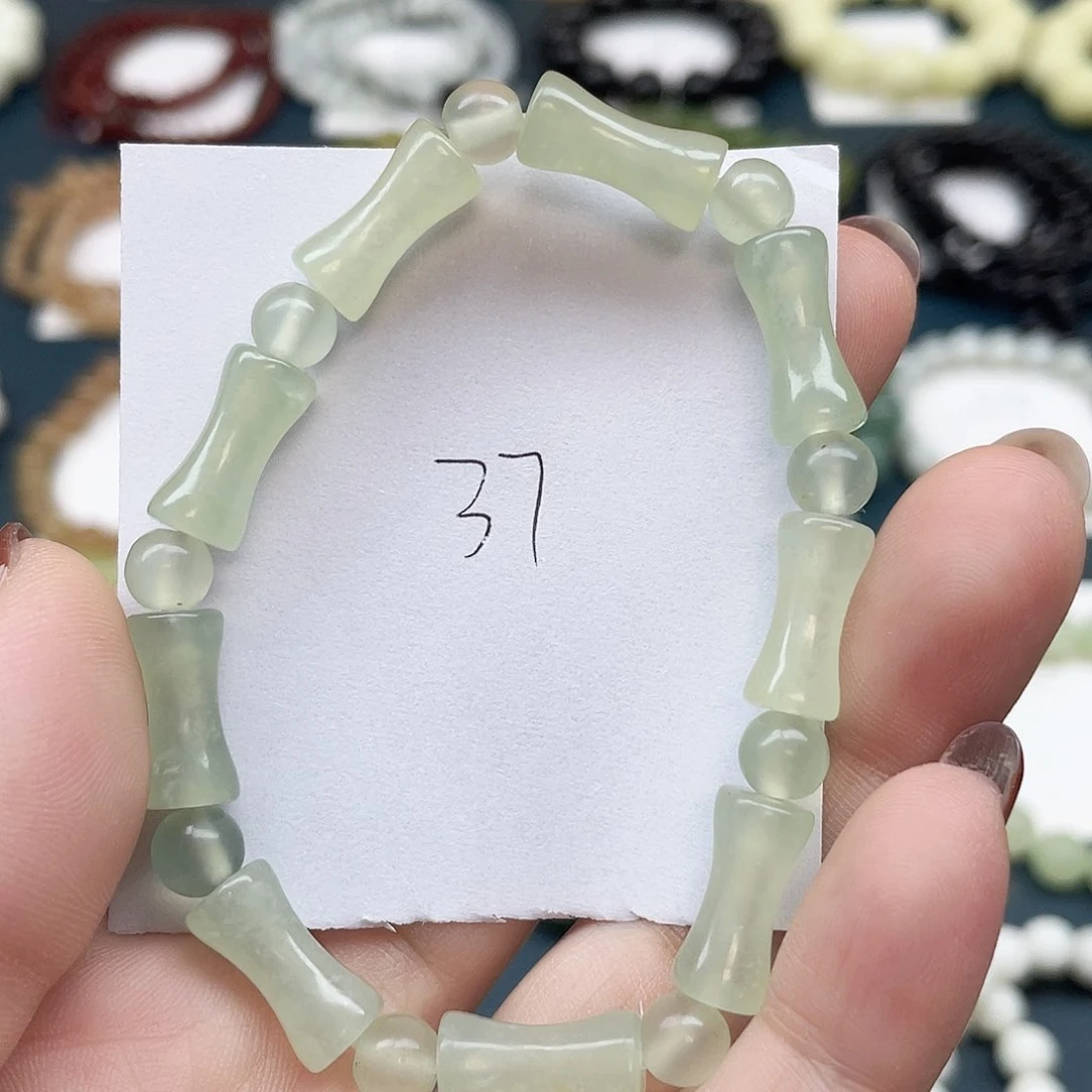 未镶嵌蛇纹石玉手串