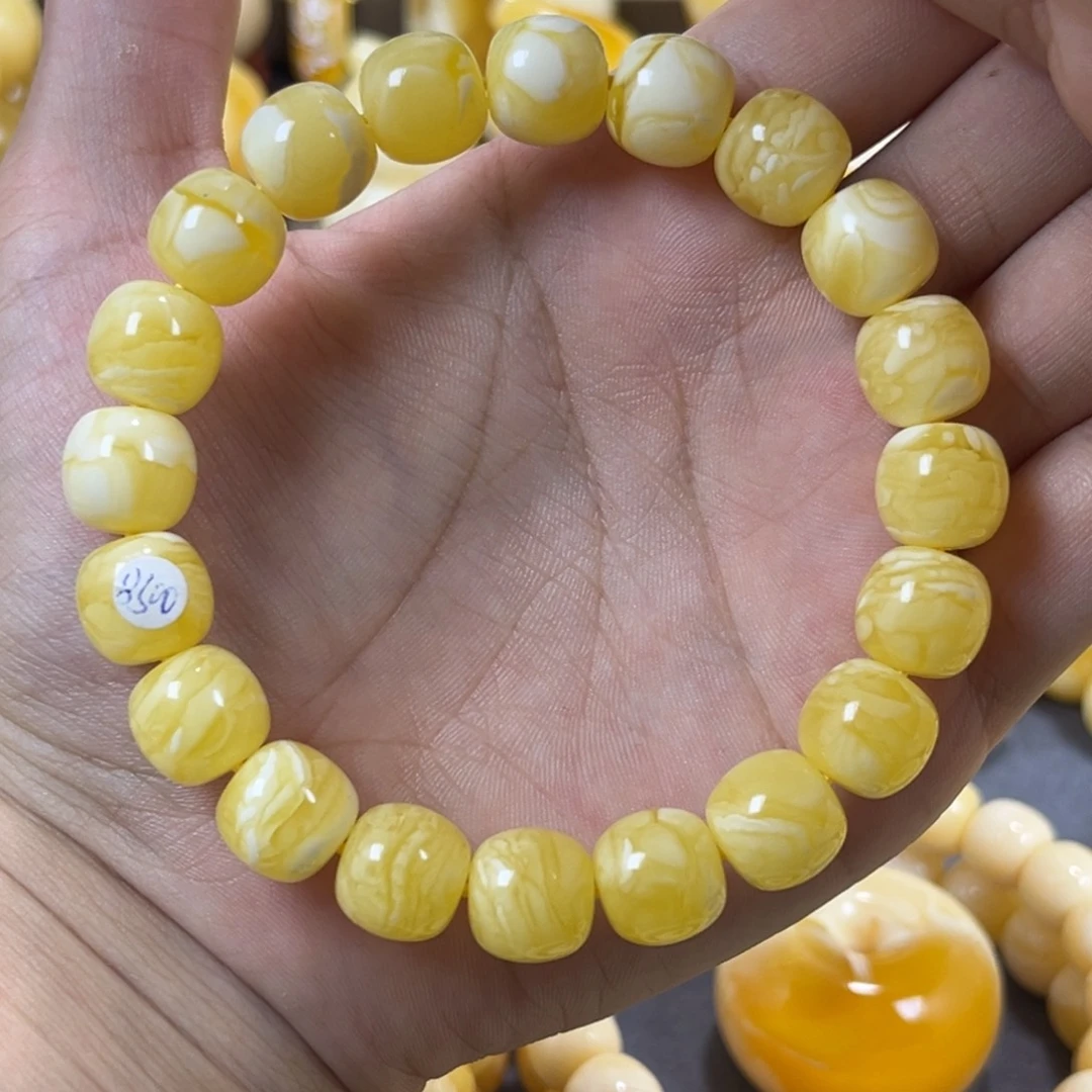 手串琥珀未镶嵌同料11mm