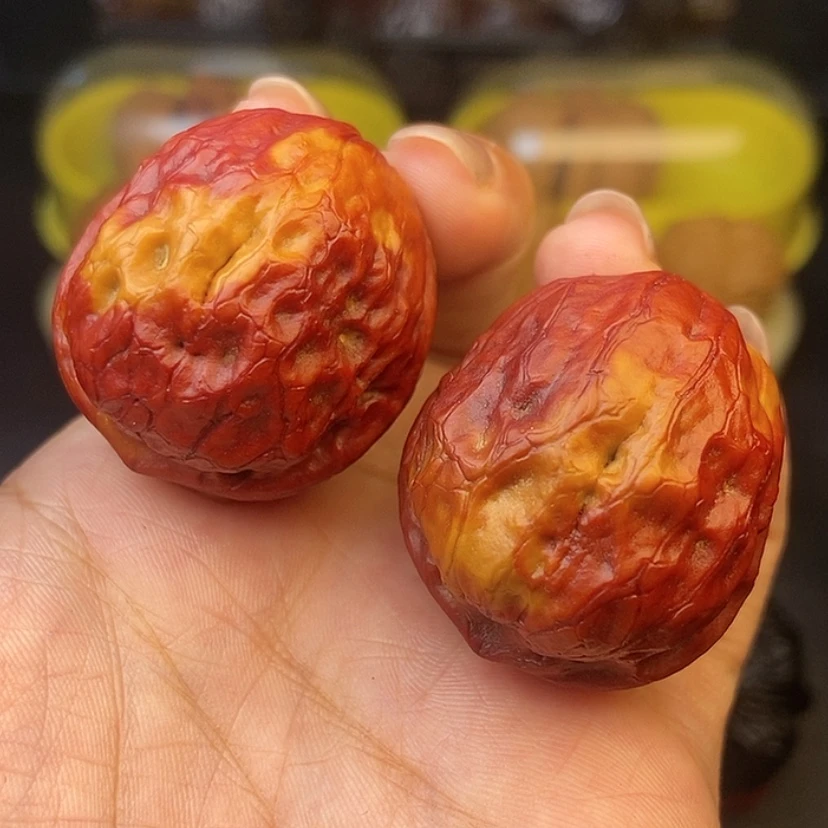 【闪购商品】文玩核桃把件35尺七彩疙瘩包