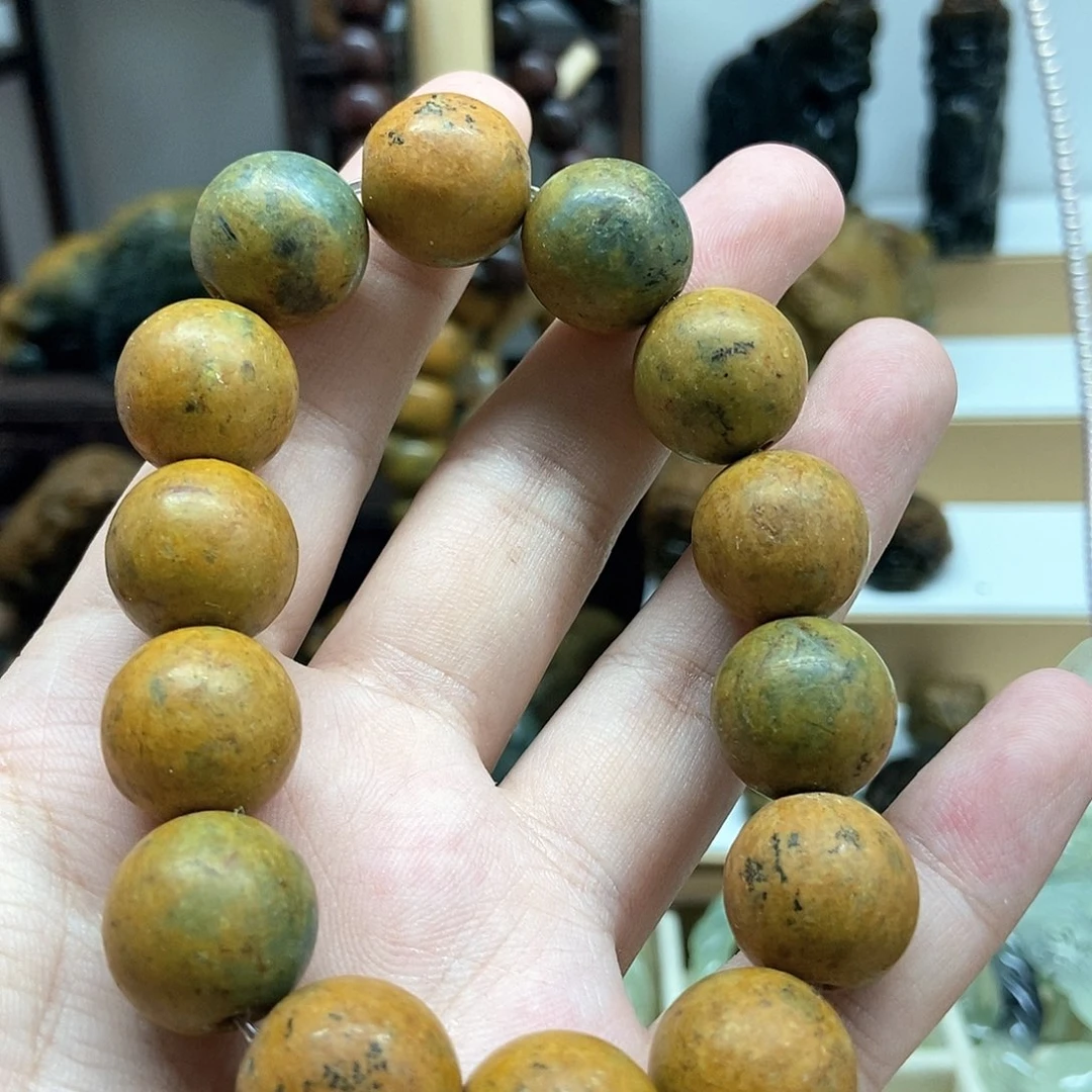 岫岩河磨玉（透闪石质玉）手串未镶嵌