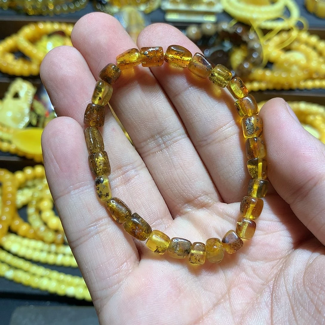 琥珀未镶嵌珠宝奇石
