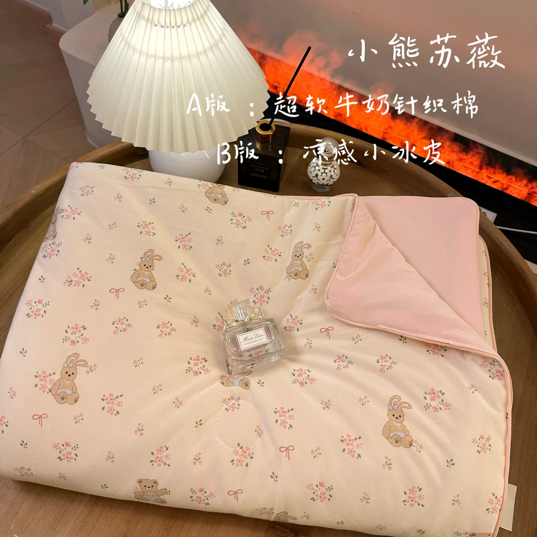 【小冰皮夏凉被-可机洗】A类凉感冰皮夏被单双人被芯空调被可机洗