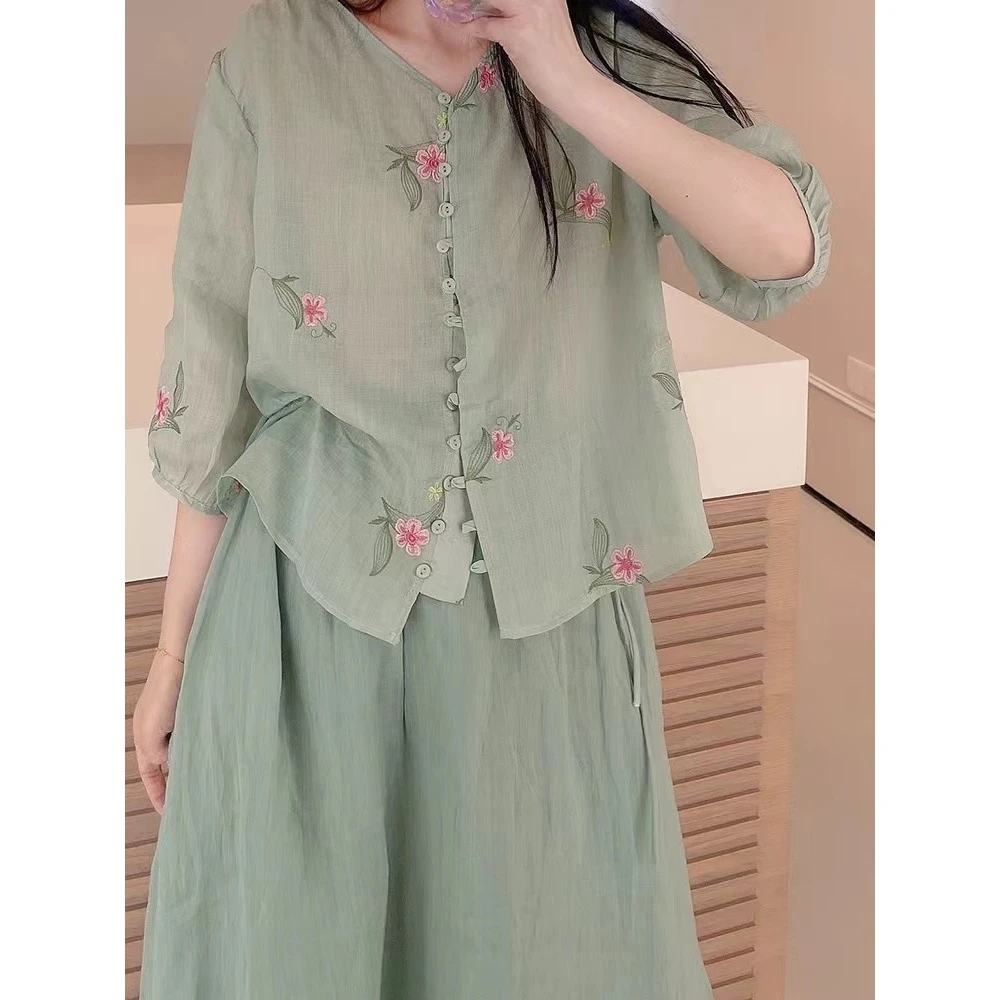 【501-600】春夏季~麻系小衫衬衫新款。一号链接对应号码