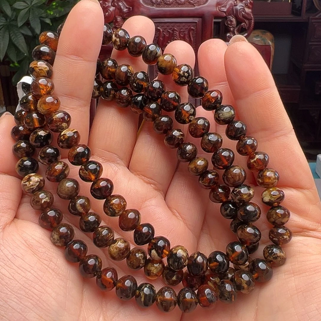 琥珀未镶嵌裸石抚顺琥珀20111