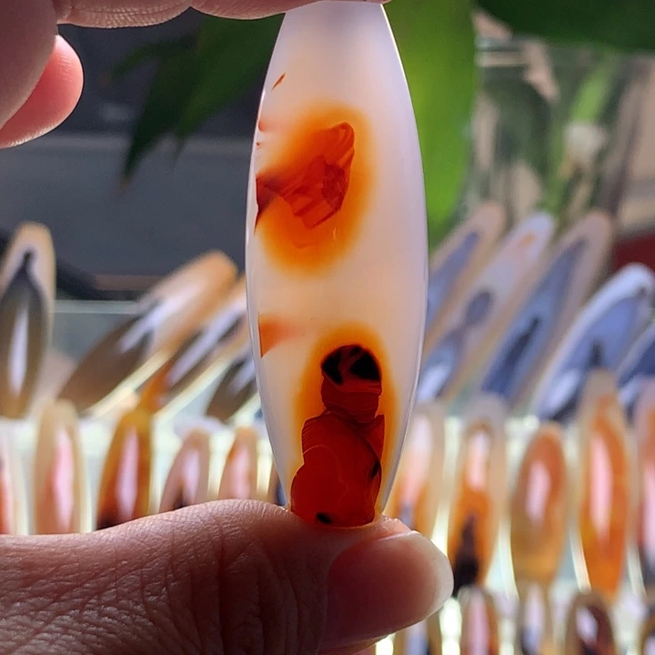 未镶嵌玛瑙/玉髓珠宝半成品34