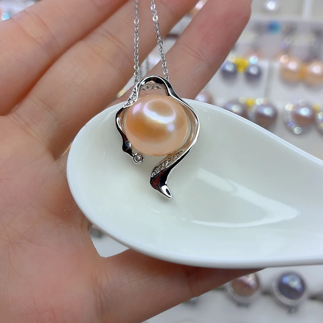 颈饰合金淡水珍珠