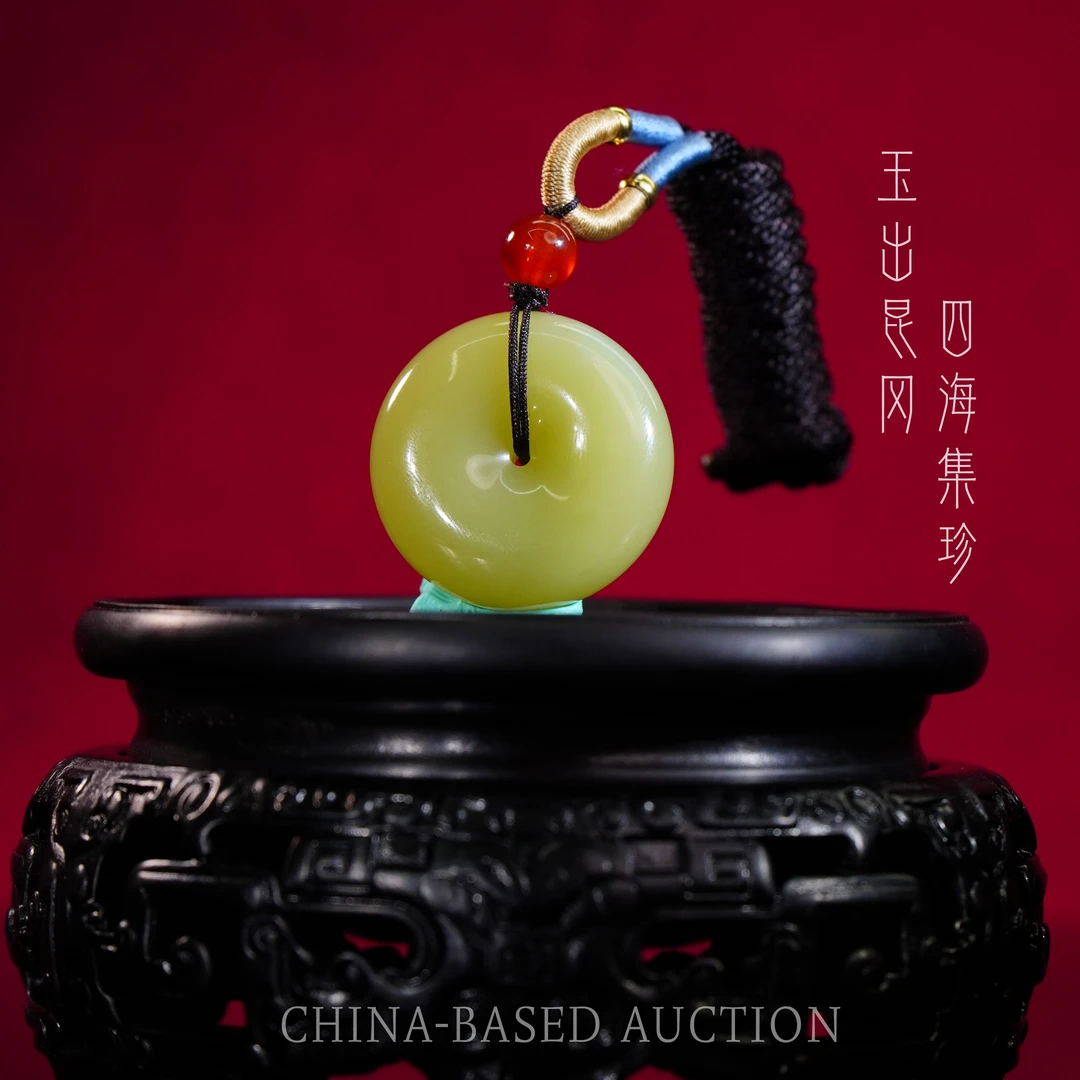 C19-AAA级【天然和田玉平安扣】29.16g-YD10120010001045